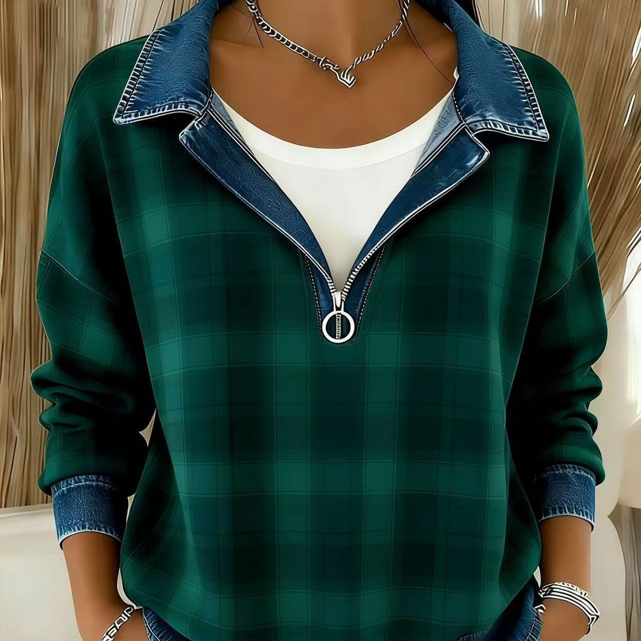 Womens Autumn Winter Fashionable All-Match Long-Sleeve Cardigan Top