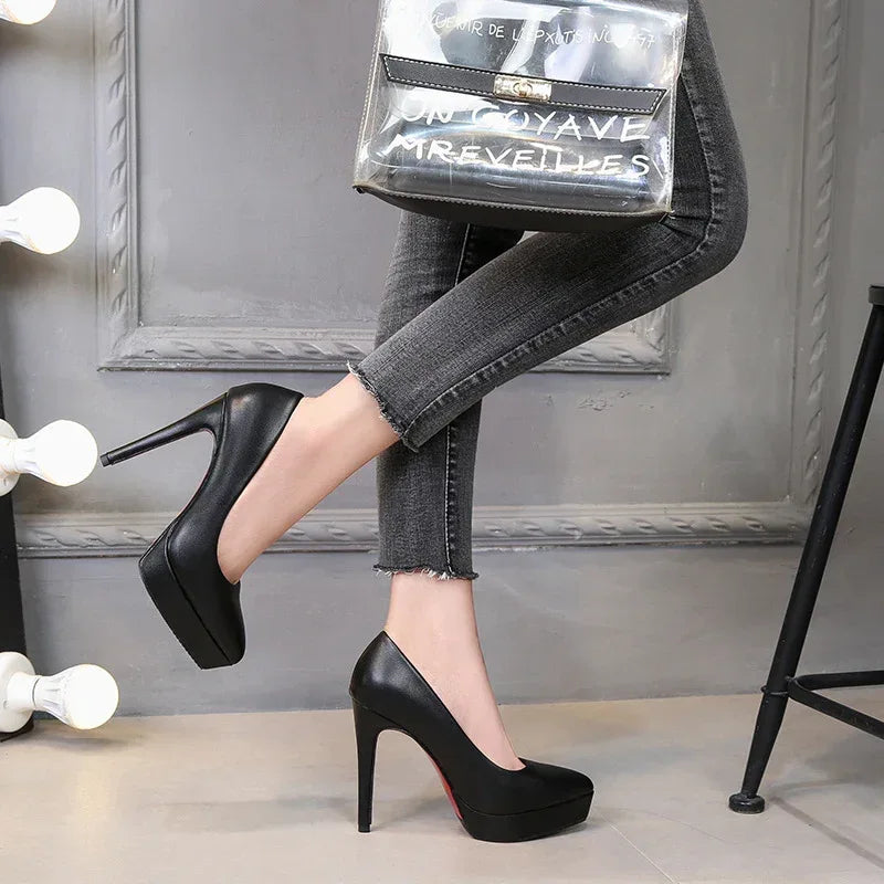 High heels stiletto single shoes women - DanaFashionstore