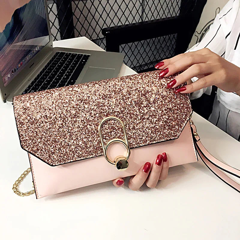 New envelope bag clutch bag slanting small bag Korean version of the shoulder bag clutch bag female - DanaFashionstore