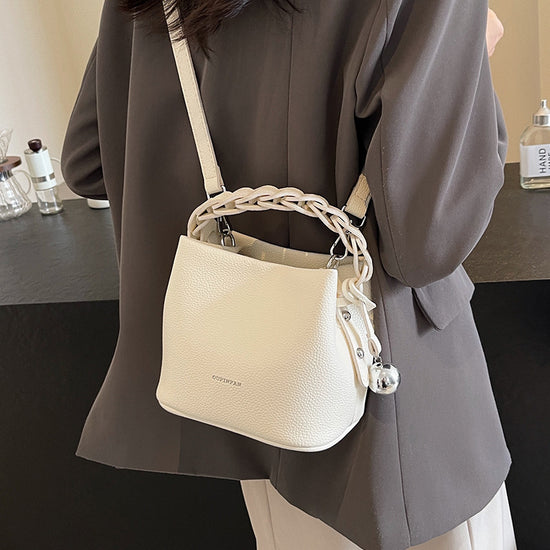 One-shoulder Crossbody Design Portable Bucket Bag - Dana Fashion