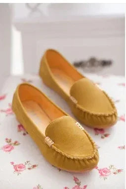 Spring and summer flat with the end of pregnant women nurse shoes Peas shoes casual women's shoes driving shoes Mom shoes a pedal - DanaFashionstore