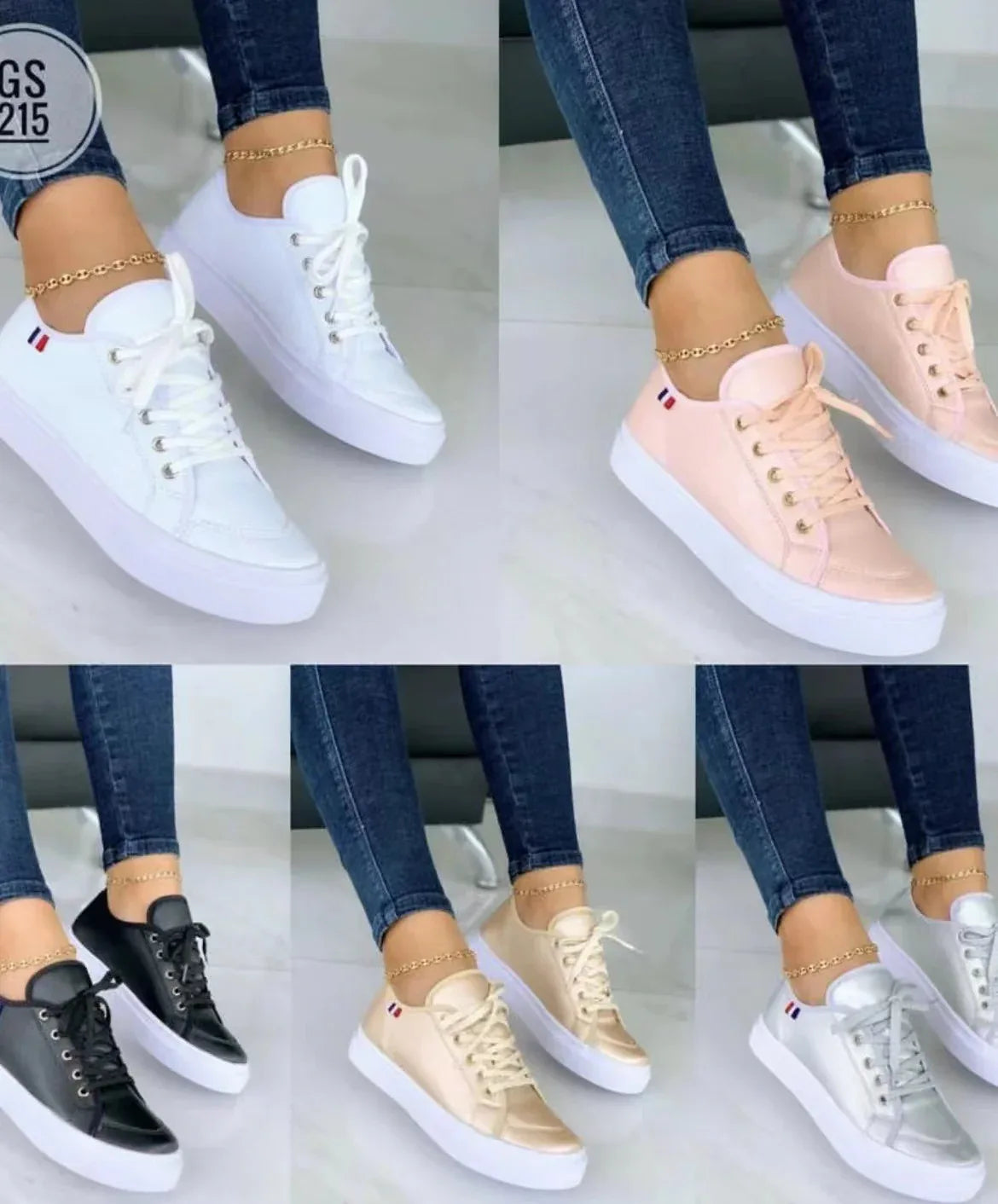 European And American New Round Toe Platform Casual Shoes - DanaFashionstore