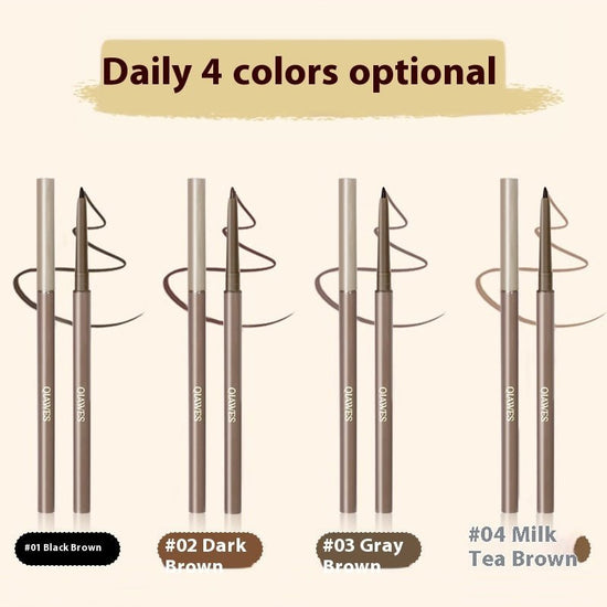 15mm Extremely Fine Eyeliner Glue Pen Crouching Silkworm Two-in-one Waterproof And Sweat-proof $11.93 Dana Fashion Color Classification: 01 Black Brown makeup Product information: Color: brown, black Applicable population: general population Specification