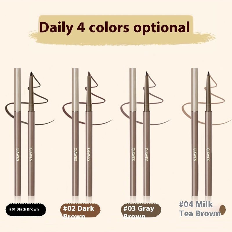 15mm Extremely Fine Eyeliner Glue Pen Crouching Silkworm Two-in-one Waterproof And Sweat-proof $11.93 Dana Fashion Color Classification: 01 Black Brown makeup Product information: Color: brown, black Applicable population: general population Specification