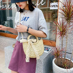 Fashion Western Lace Bow Straw Bag - DanaFashionstore