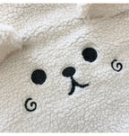 Lamb Wool Large Capacity Plush Embroidery Shopping Bag - DanaFashionstore