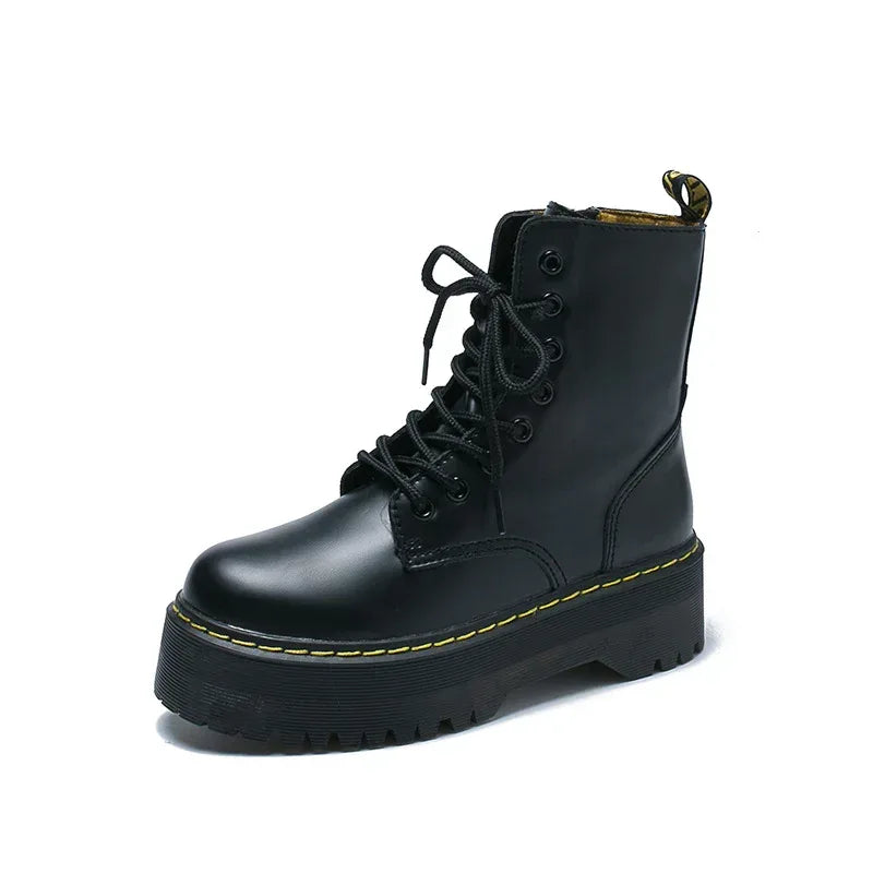 Round Toe Handsome Breathable Retro Short Boots - DanaFashionstore