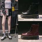 Round Toe Handsome Breathable Retro Short Boots - DanaFashionstore