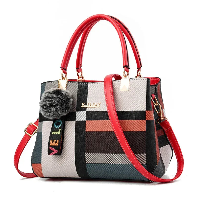 The New Trendy Ladies Middle-Aged Handbag All-Match Shoulder Bag Diagonal Mother Bag - DanaFashionstore
