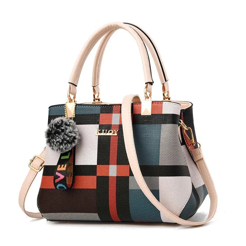 The New Trendy Ladies Middle-Aged Handbag All-Match Shoulder Bag Diagonal Mother Bag - DanaFashionstore