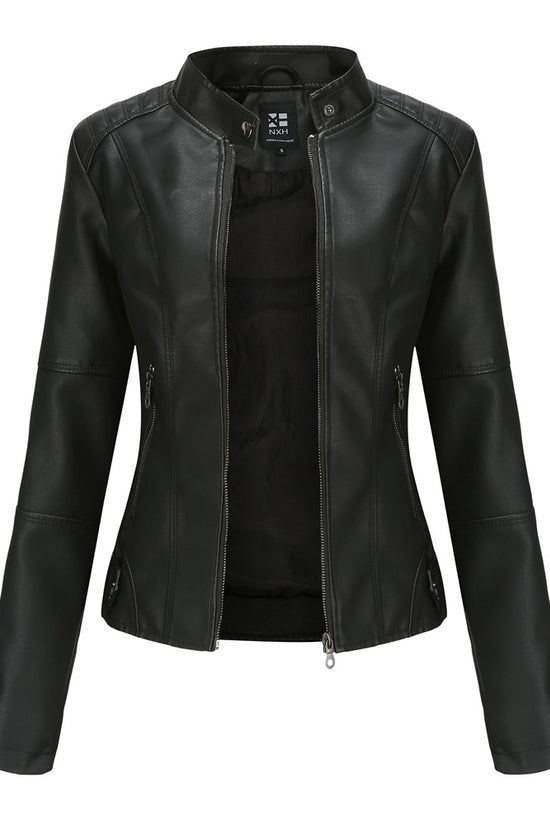 European And American Women's Leather Jackets