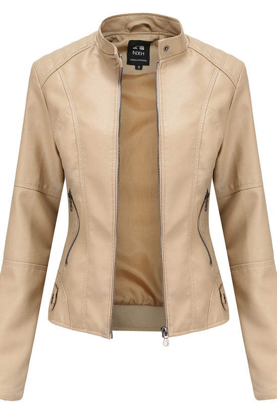 European And American Women's Leather Jackets