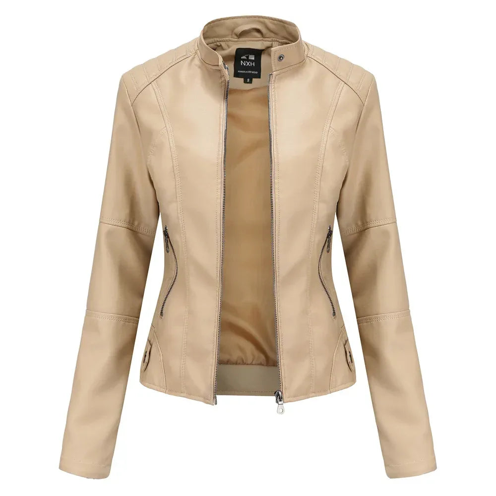 European American Leather Jackets 2026 - Women's Fashion Outerwear - DanaFashionstore
