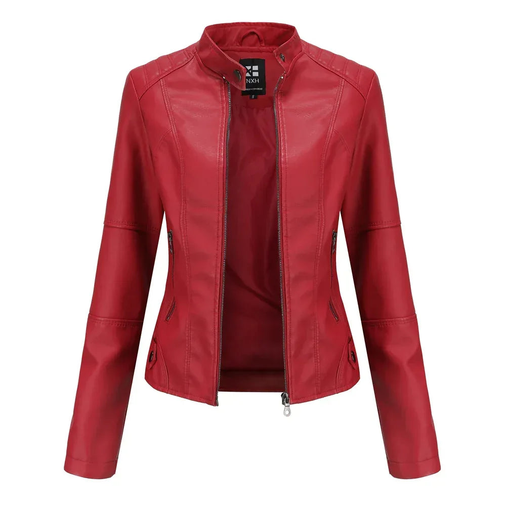 European American Leather Jackets 2026 - Women's Fashion Outerwear - DanaFashionstore