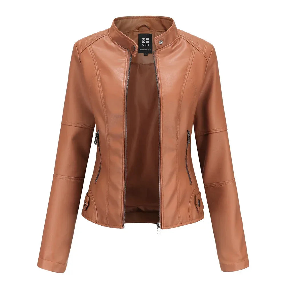 European American Leather Jackets 2026 - Women's Fashion Outerwear - DanaFashionstore