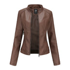 European American Leather Jackets 2026 - Women's Fashion Outerwear - DanaFashionstore