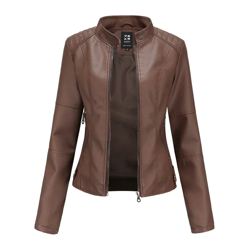 European American Leather Jackets 2026 - Women's Fashion Outerwear - DanaFashionstore