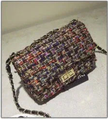 Autumn and winter new women's bag wild small square bag Japan and South Korea fashion lock chain bag shoulder slung - DanaFashionstore