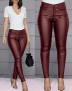 Pure Color Casual Sexy Feet Pants Women Trousers - DanaFashionstore