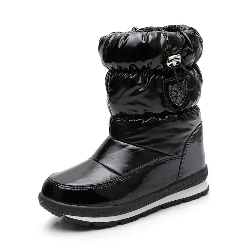 Children's Parent Child Snow Boots Girls Wool Winter Boots - DanaFashionstore