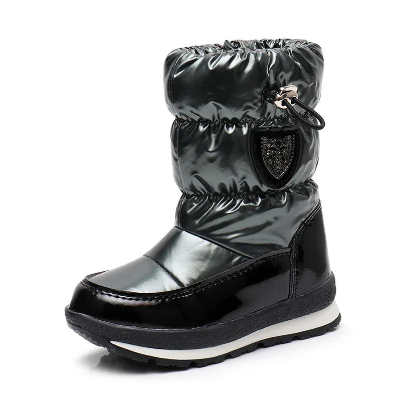 Children's Parent Child Snow Boots Girls Wool Winter Boots - DanaFashionstore