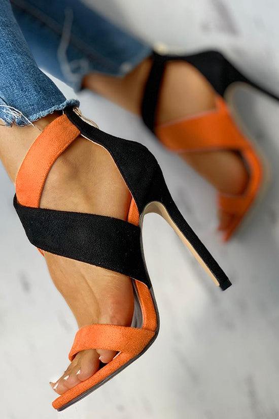 Women's Fashion With Color Matching Sandals