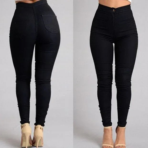 Fashion elastic jeans women leggings ladies - DanaFashionstore