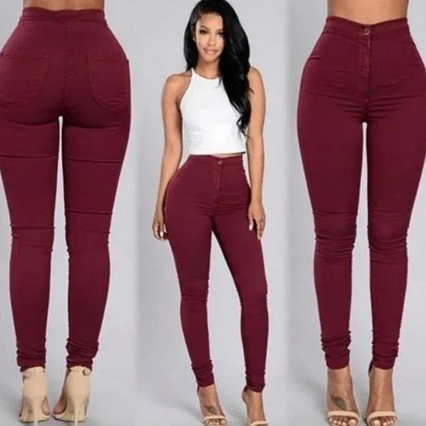 Fashion elastic jeans women leggings ladies - DanaFashionstore