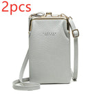 Fashion Lychee Pattern Solid Color Diagonal Shoulder Bag - DanaFashionstore