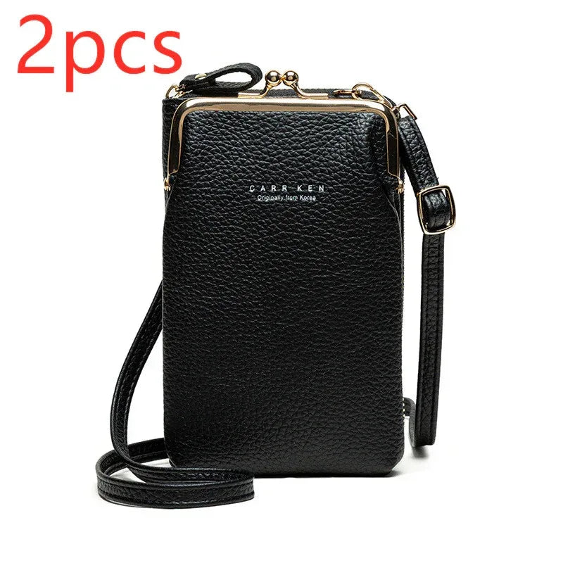 Fashion Lychee Pattern Solid Color Diagonal Shoulder Bag - DanaFashionstore