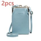 Fashion Lychee Pattern Solid Color Diagonal Shoulder Bag - DanaFashionstore