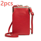 Fashion Lychee Pattern Solid Color Diagonal Shoulder Bag - DanaFashionstore