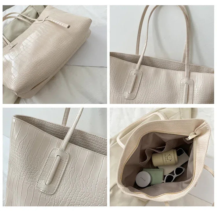 Fashion Simple Large-capacity One-shoulder Tote Bag - DanaFashionstore