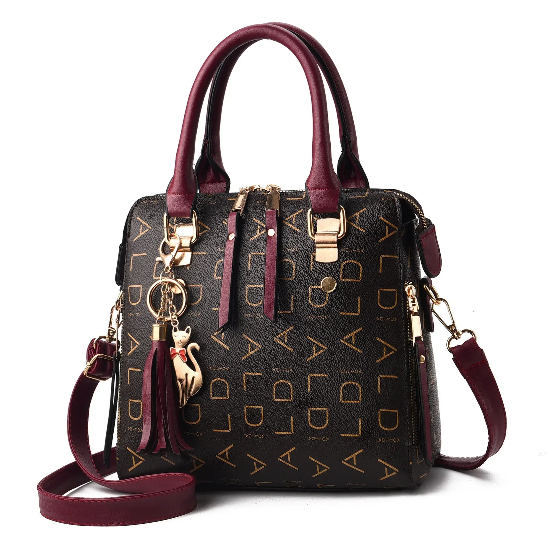 Women's Bag New Women's Bag Leisure Shoulder Bag Large Capacity PU Leather Handbag Cross Bag - DanaFashionstore