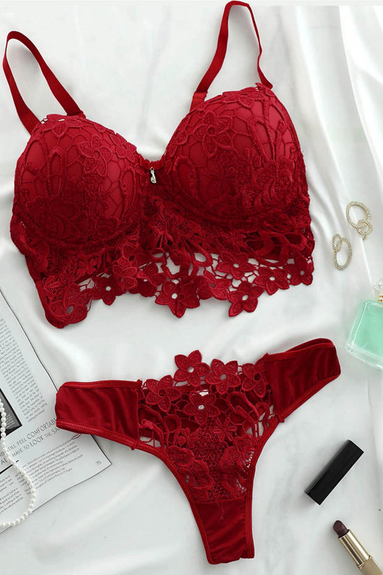 Three-Point Perspective Sexy Backless Lace Sexy Lingerie