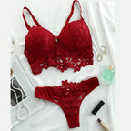 Three-Point Perspective Backless Lace Lingerie 2026 - Sexy Intimate Set - DanaFashionstore