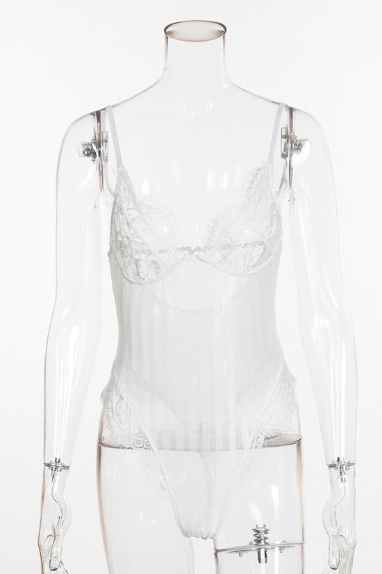 European And American Sexy Foreign Trade Women's Sexy Lingerie Lace One-Piece