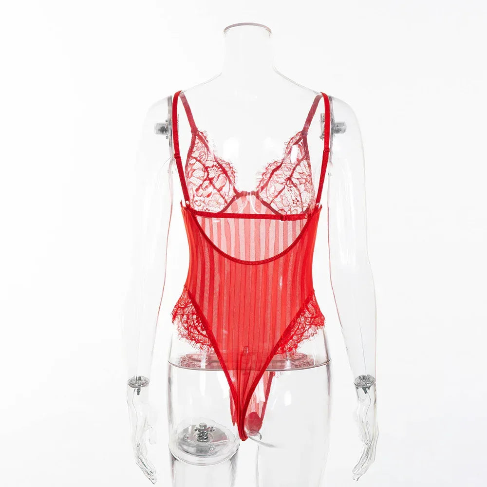 European Lace One-Piece Lingerie 2026 - Sexy Intimate Bodysuit - DanaFashionstore