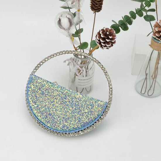 Diamond Heart-shaped Clutch Diamond Dinner Bag Clutch Small Dana Fashion