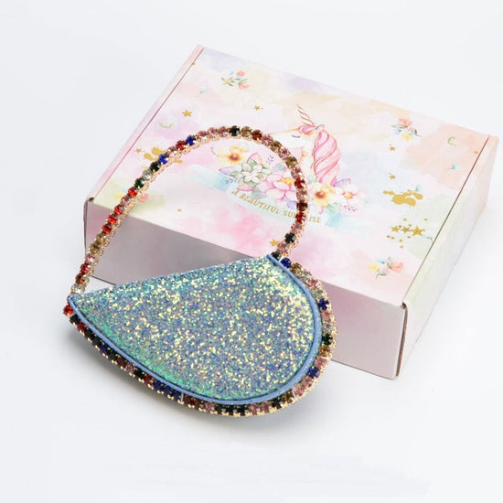 Diamond Heart-shaped Clutch Diamond Dinner Bag Clutch Small Dana Fashion