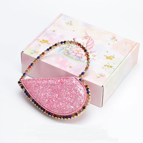 Diamond Heart-shaped Clutch Diamond Dinner Bag Clutch Small Dana Fashion