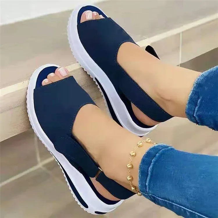Fish-mouth Flat-heel Beach Low-top Women's Sandals - DanaFashionstore