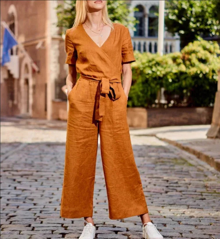 Short-Sleeved Casual Loose Trousers 2026 - Comfortable Wide-Leg Pants - DanaFashionstore