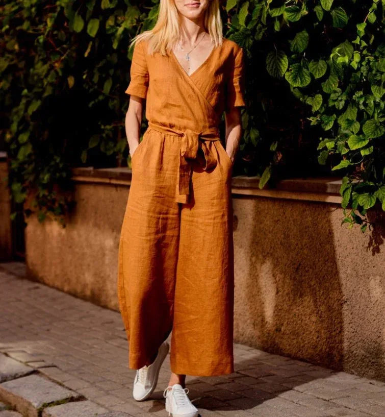 Short-Sleeved Casual Loose Trousers 2026 - Comfortable Wide-Leg Pants - DanaFashionstore