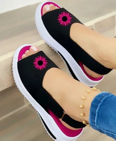 Fish-mouth Flat-heel Beach Low-top Women's Sandals - DanaFashionstore