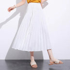 Solid color pleated skirt - DanaFashionstore