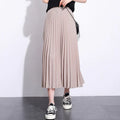 Solid color pleated skirt - DanaFashionstore