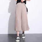 Solid color pleated skirt - DanaFashionstore