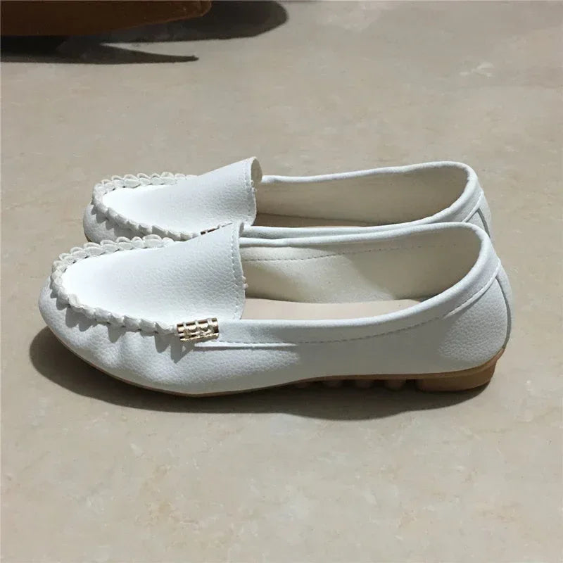Spring and summer flat with the end of pregnant women nurse shoes Peas shoes casual women's shoes driving shoes Mom shoes a pedal - DanaFashionstore