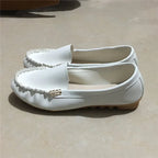 Spring and summer flat with the end of pregnant women nurse shoes Peas shoes casual women's shoes driving shoes Mom shoes a pedal - DanaFashionstore